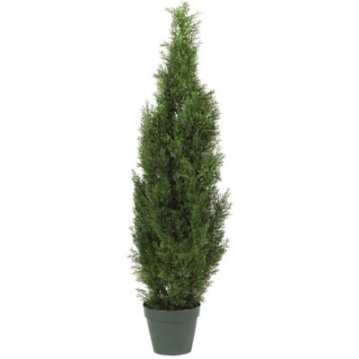 Nearly Natural 4 ft. Cedar Silk Tree, Indoor/Outdoor