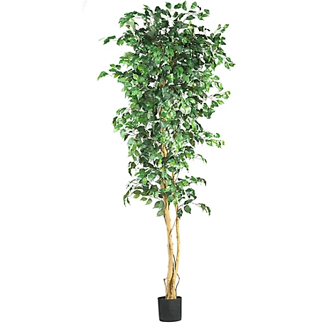 Nearly Natural 7 ft. Ficus Silk Tree