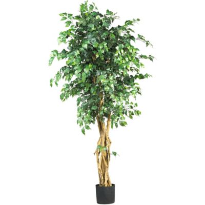Nearly Natural 6 ft. Palace Style Ficus Silk Tree