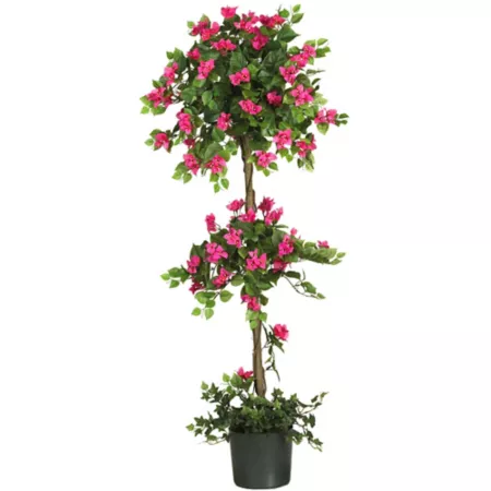 5 ft Mini Almost Natural Bougainvillea Topiary Artificial Plants & Flowers