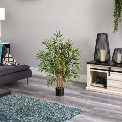 Image showing 5 th Nearly Natural 3 ft. Silk Multi Bambusa Bamboo Tree