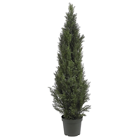 Nearly Natural 5 ft. Mini Cedar Pine Tree, Indoor/Outdoor