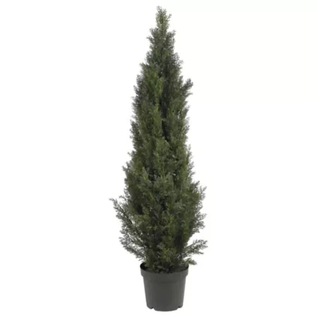 5 ft Near-Natural Mini Cedar Pine Indoor/Outdoor Artificial Plants & Flowers