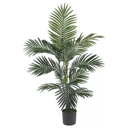 4 Foot Almost Natural Kentia Palm Silk Tree Artificial Plants & Flowers