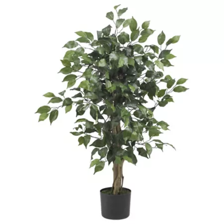 3 Foot Almost Natural Ficus Silk Tree Artificial Plants & Flowers