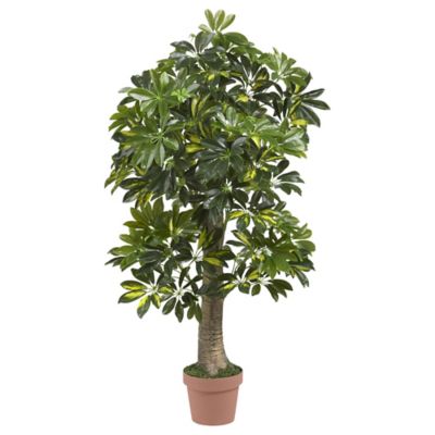 Nearly Natural 4 ft. Schefflera Silk Tree