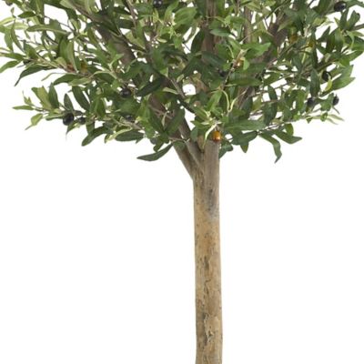 Image showing  5 ft. Olive Double Topiary Silk Tree