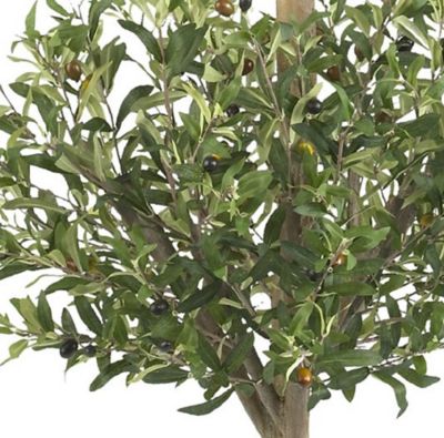 Image showing  5 ft. Olive Double Topiary Silk Tree