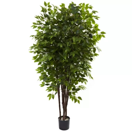 7ft Almost Natural Luxury Ficus Artificial Plants & Flowers