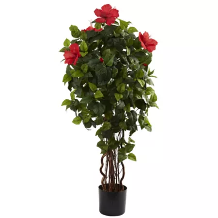 4 foot almost natural hibiscus tree Artificial Plants & Flowers