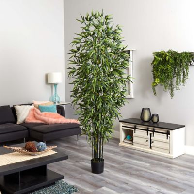 Image showing  7 ft. Artificial Green Bamboo Tree
