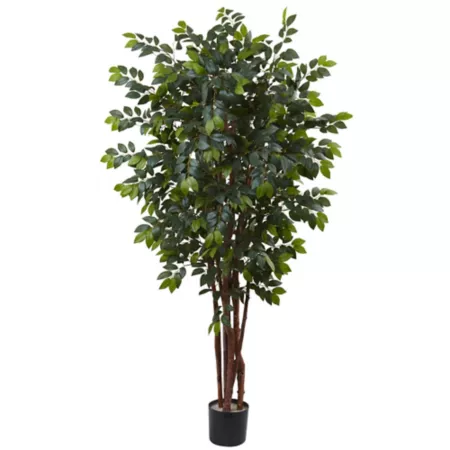 7 Foot Almost Natural Sakaki Silk Tree Artificial Plants & Flowers