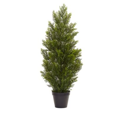 Nearly Natural 3 ft. Mini Cedar Pine Tree, Indoor/Outdoor