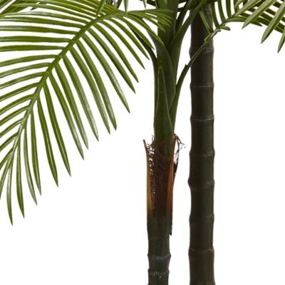 Image showing  7 ft. Artificial Indoor/Outdoor UV-Resistant Double Robellini Palm Tree