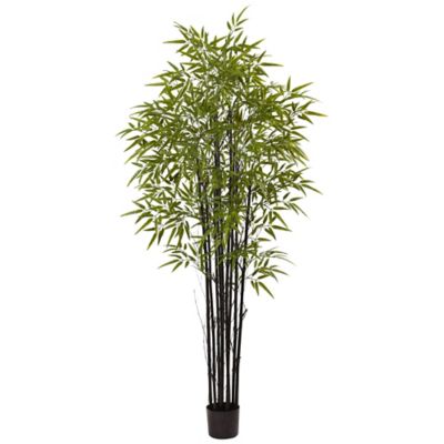 Nearly Natural 6 ft. Black Bamboo Tree, UV Resistant, Indoor/Outdoor