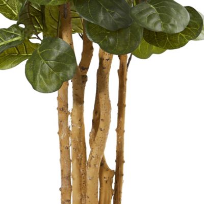 Image showing  5 ft. Fiddle Leaf Fig Artificial Tree, 30 in. W