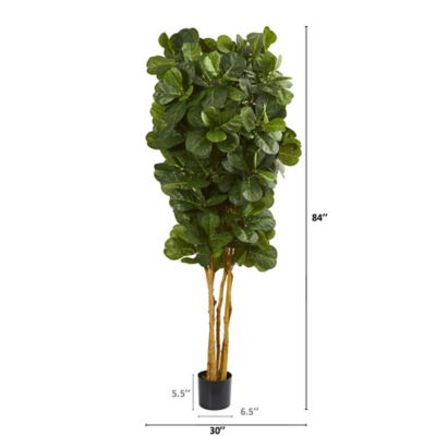 Image showing  7 ft. Fiddle Leaf Fig Artificial Tree