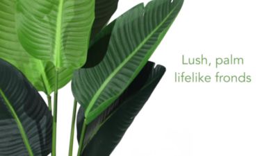 Image showing  4 ft. Artificial Traveler's Palm Tree