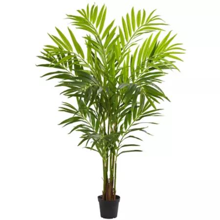 Almost Natural 8-Foot King Palm Artificial Tree Artificial Plants & Flowers