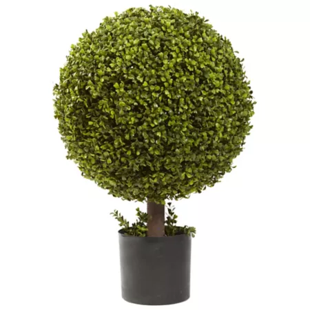 Nearly Natural 27" Artificial Boxwood Ball Topiary Artificial Plants & Flowers