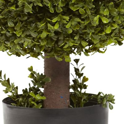 Image showing  27 in. Artificial Boxwood Ball Topiary