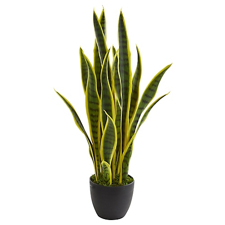 Nearly Natural 26 in. Sansevieria Artificial Plant
