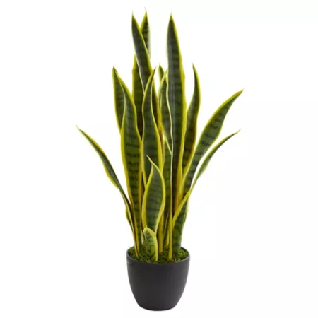 26" Nearly Natural Artificial Sansevieria Plant Artificial Plants & Flowers