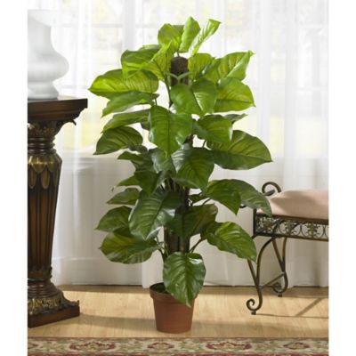 Image showing  52 in. Large Leaf Philodendron Silk Plant