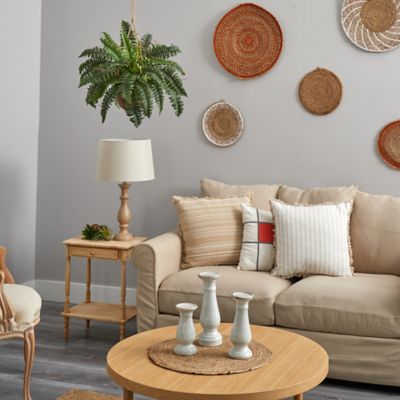 Image showing  Boston Fern Silk Hanging Basket