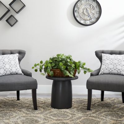 Image showing  15 in. Artificial Pothos with Ledge Basket