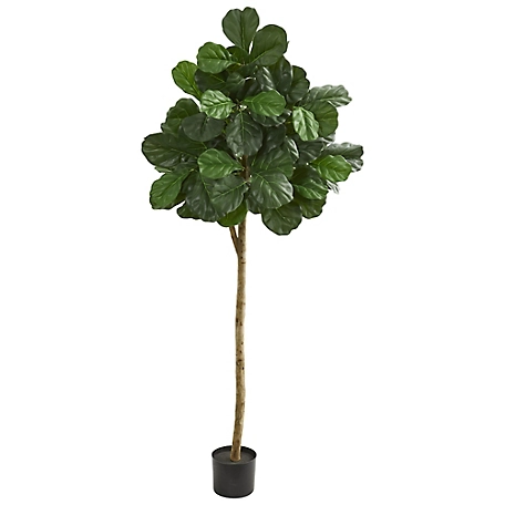 Nearly Natural 6 ft. Fiddle Leaf Fig Artificial Tree, 33 in. W