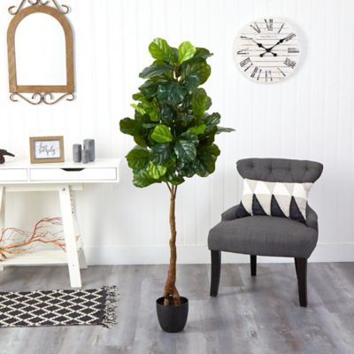 Image showing  64 in. Fiddle Leaf Artificial Tree