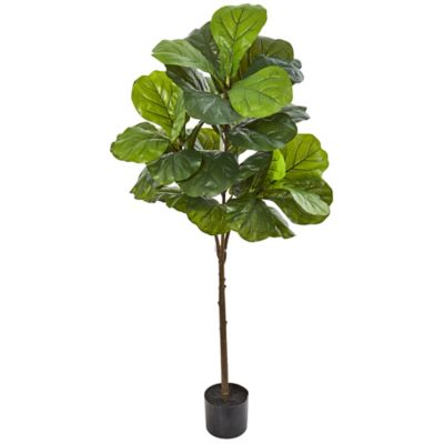 Nearly Natural 54 in. Fiddle Leaf Artificial Tree
