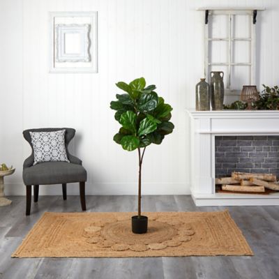 Image showing  54 in. Artificial Fiddle Leaf Tree