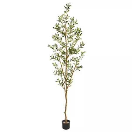 82" Almost Natural Artificial Olive Tree Artificial Plants & Flowers