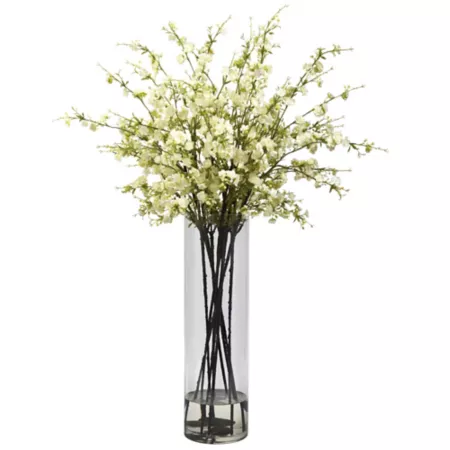 38" Almost Natural Giant Cherry Blossom Arrangement Artificial Plants & Flowers