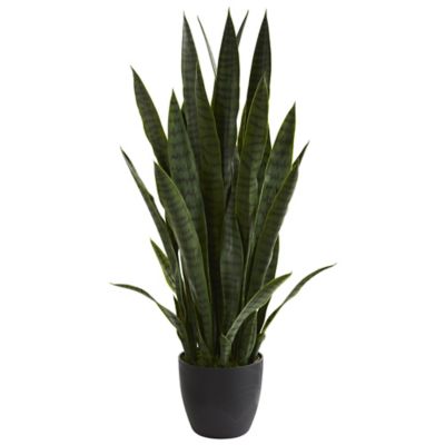 Nearly Natural 38 in. Sansevieria Artificial Plant, 6350-GR