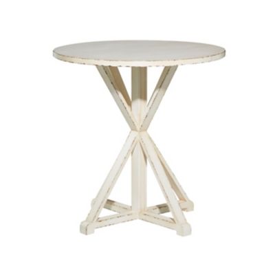 Image showing  Wood Accent Table, White