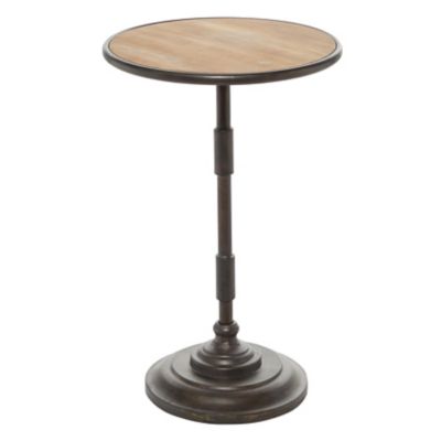 Image showing  Grey Industrial Wood Accent Table, 25 x 16in., 37881