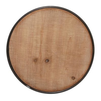 Image showing  Grey Industrial Wood Accent Table, 25 x 16in., 37881