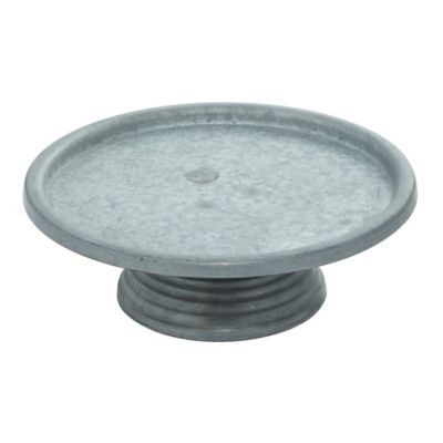 Image showing  Grey Iron Farmhouse Cake Stand, 4 in. x 13 in. x 13 in.