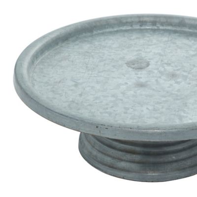 Image showing  Grey Iron Farmhouse Cake Stand, 4 in. x 13 in. x 13 in.