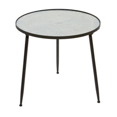 Image showing  Black Vintage Metal Accent Table, 23 in. x 24 in.