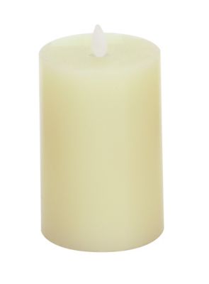 Image showing  Yellow Traditional Wax Candle Holders, 3 in., 4 in., 5 in., 3 pc., 54882