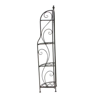 Image showing  Black Iron Traditional Baker's Rack, 60 in. x 17 in. x 11 in.