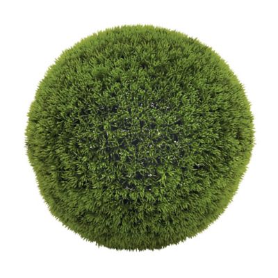 Image showing  15 in. Artificial Green Boxwood Topiary
