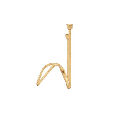Image showing  Metal Candle Holder, Gold, 10 in. x 11 in., 86985