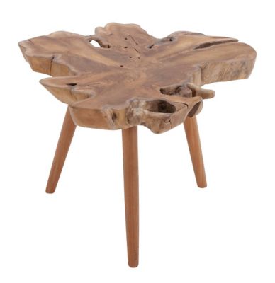 Image showing  Teak Rustic Accent Table, Brown
