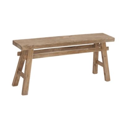Image showing  Mahogany Rustic Bench, 21 in. x 47 in. x 12 in., Brown
