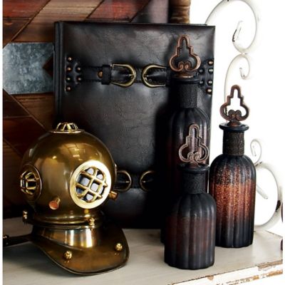 Harper & Willow Brown Wood Traditional Box Set, Assorted, 3 pc.